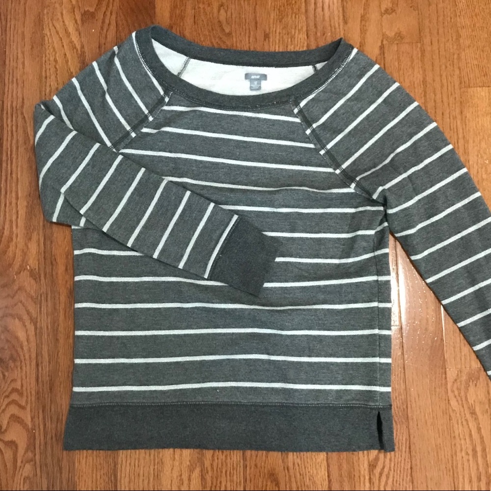 Aerie Striped Crew Neck Sweater